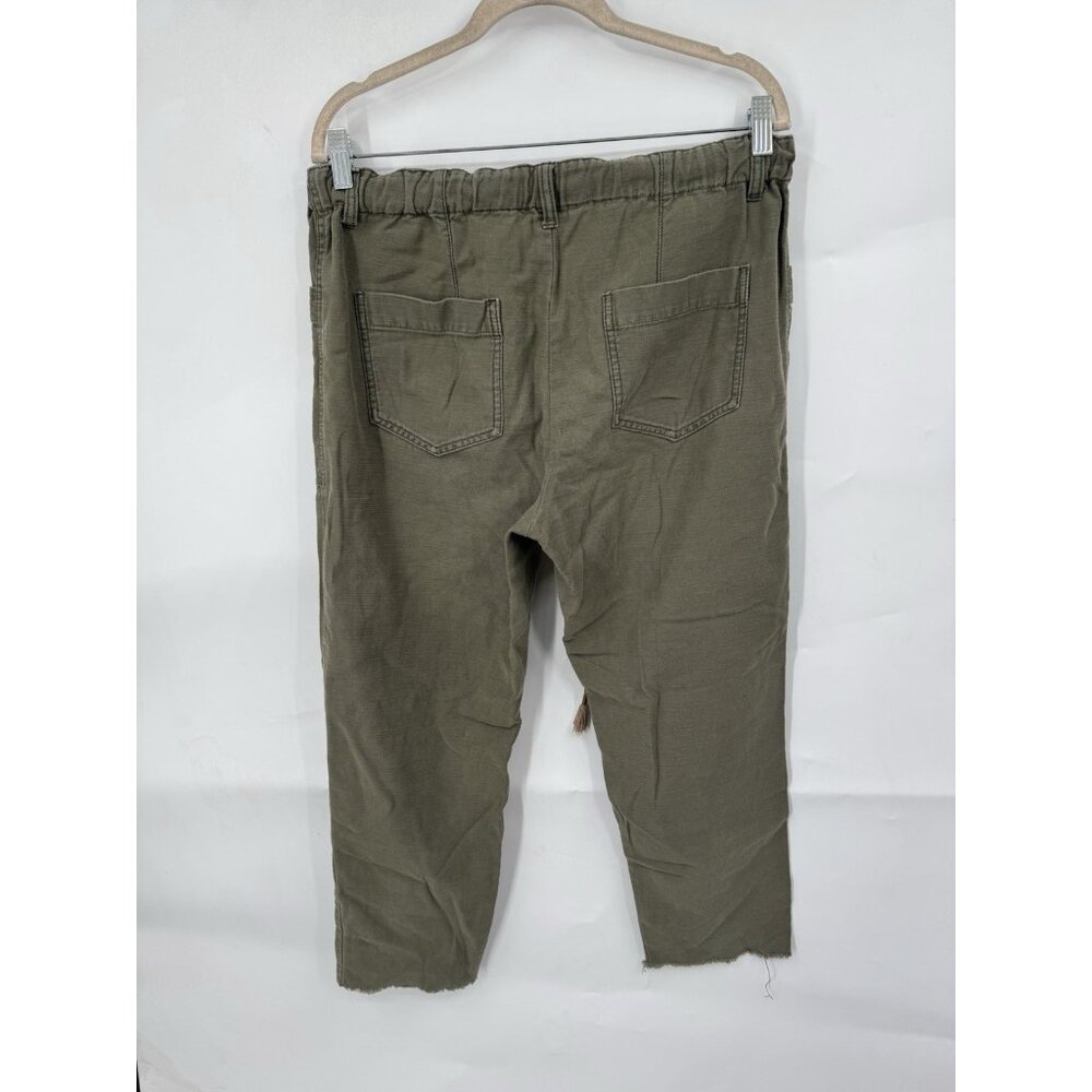 Utility Drawstring Cargo Pants - Olive - image 3